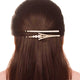 Gold Plated Pearl Studded Metal Hairpins/Hair Clips/Clutch for Women | NOZ2TOZ - Made In INDIA.