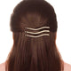 Gold Plated Pearl Studded Metal Hairpins/Hair Clips/Clutch for Women | NOZ2TOZ - Made In INDIA.