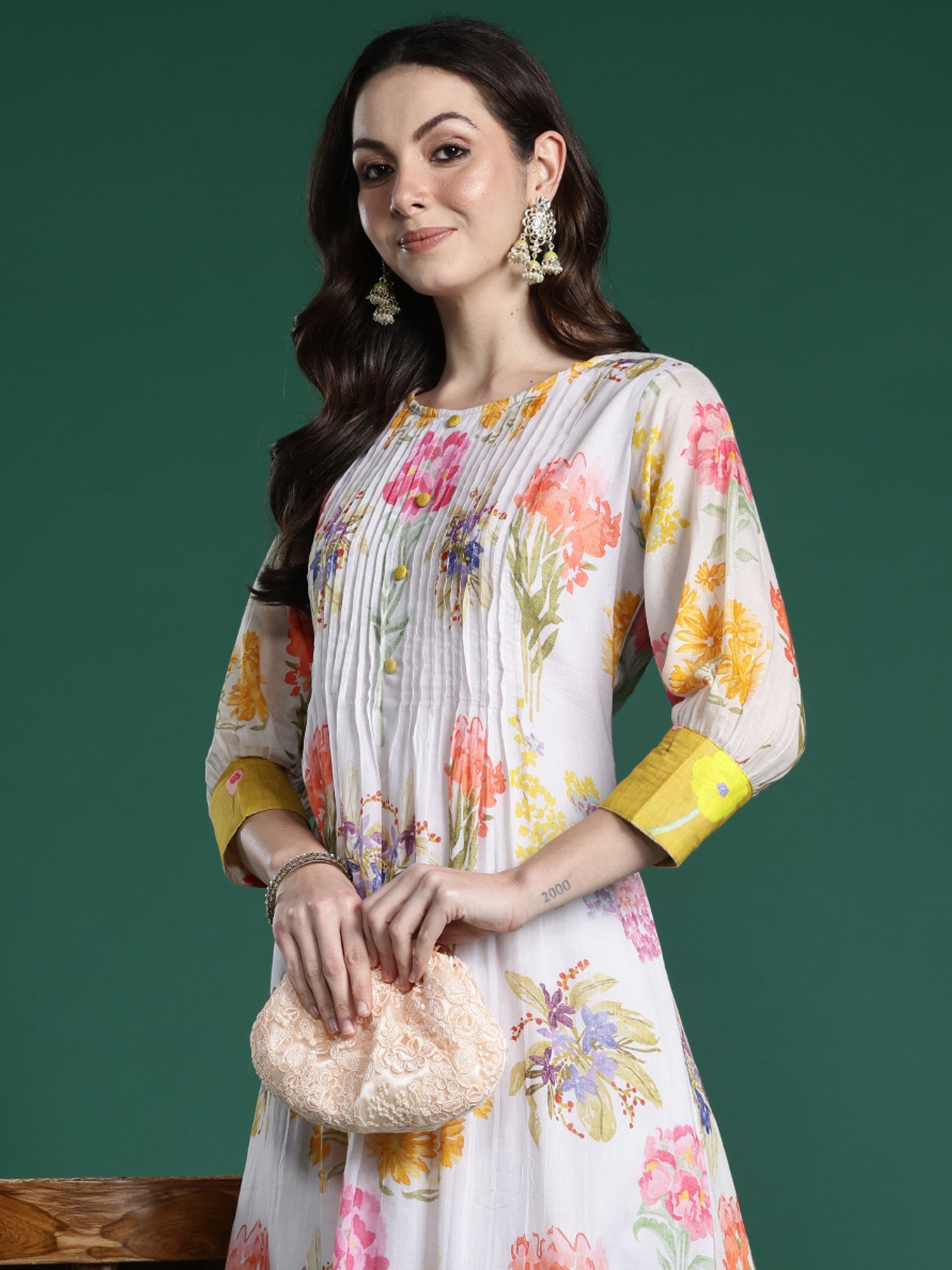 Women Multi Printed A-Line Kurta Trousers Set