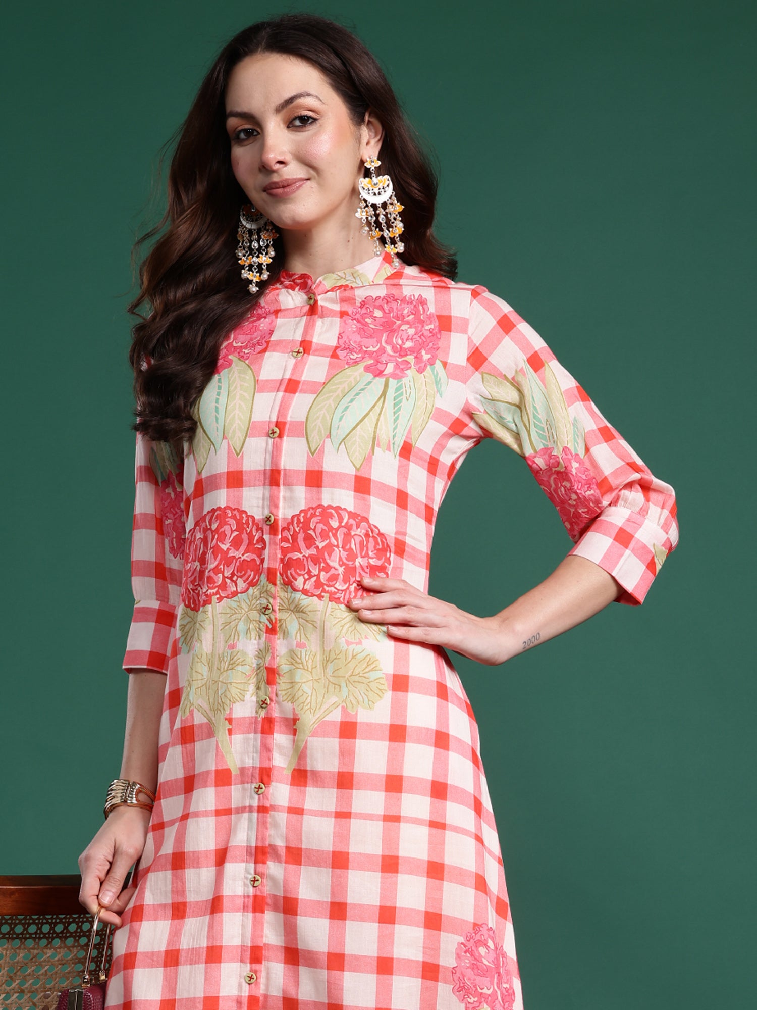 Women Multi Printed A-Line Kurta Trousers Set