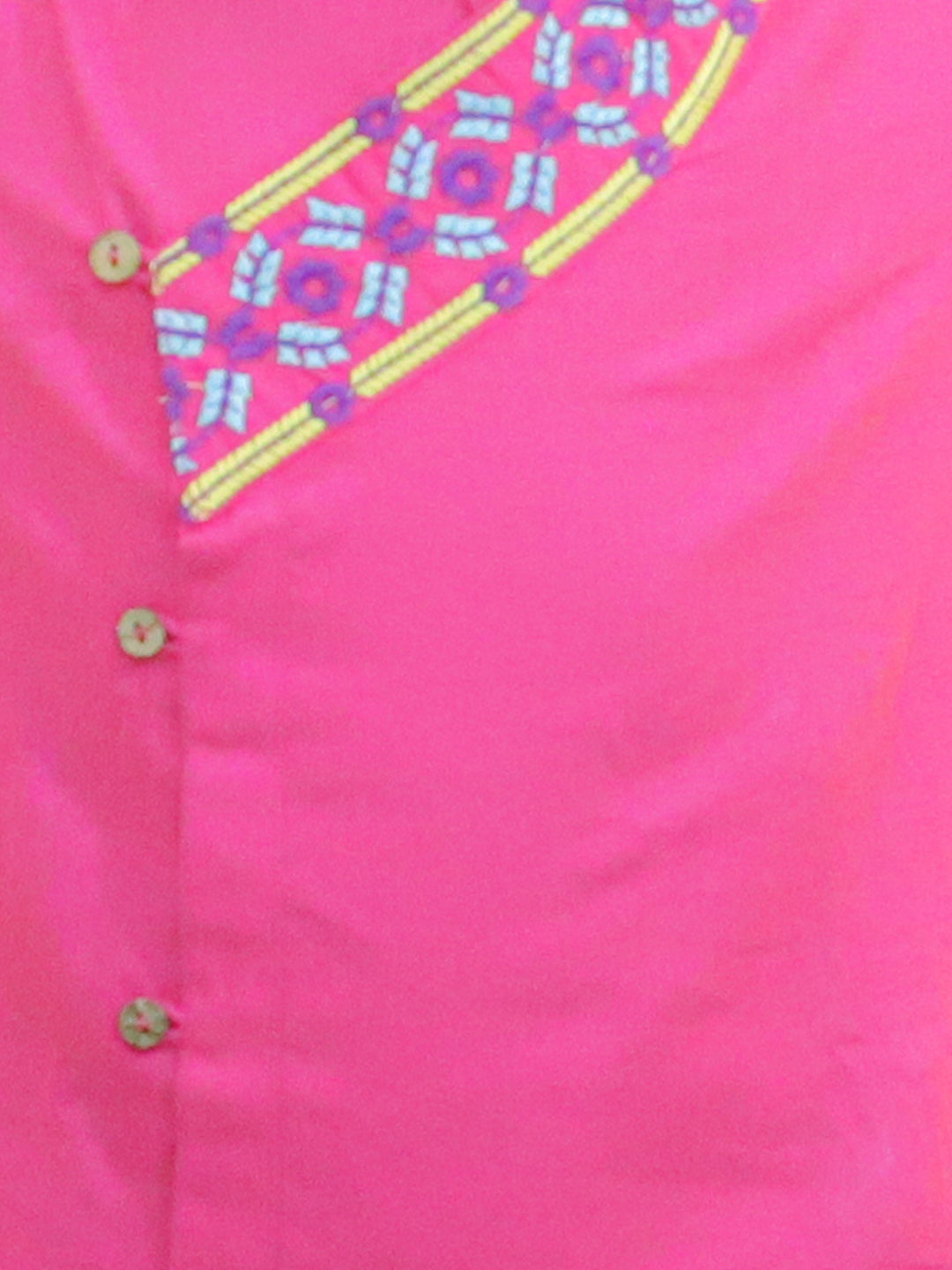 Embroidery Front Open Cotton Kurta with Dhoti for Boys- Pink NOZ2TOZ - Made In INDIA.