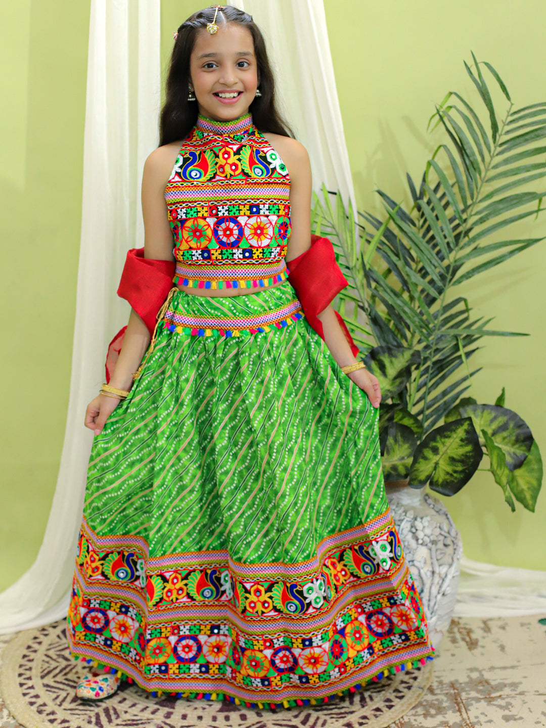 Indian Gujarati Kids Chaniya choli | Navratri dress, Baby clothes girl  dresses, Latest model blouse designs