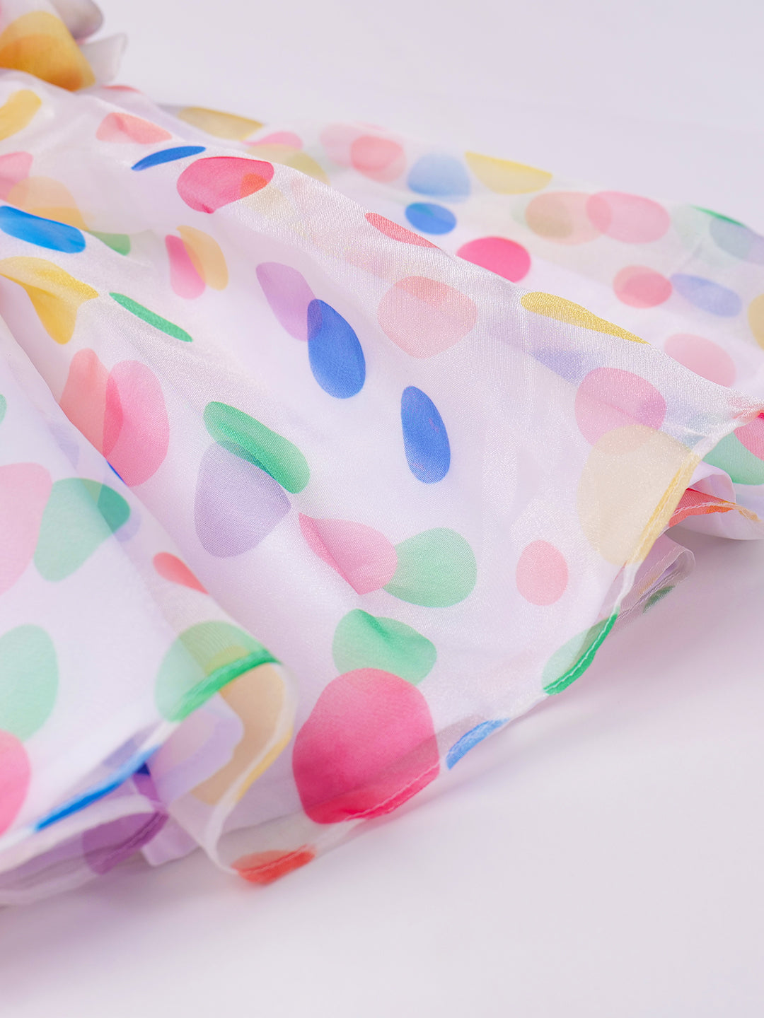 Blue & White Polka Dress