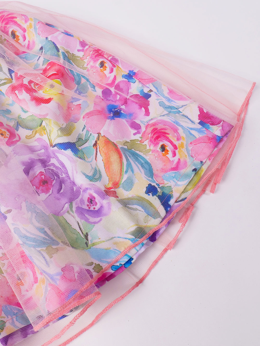 Pink Knit & Cotton Dress