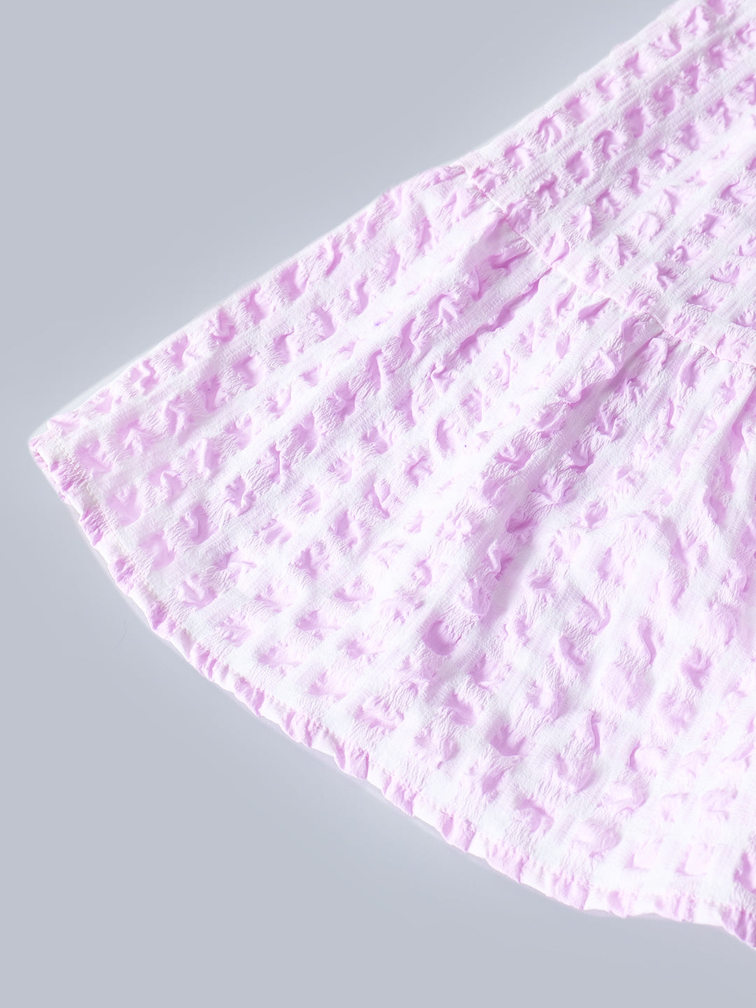 Pink Cotton Check Dress