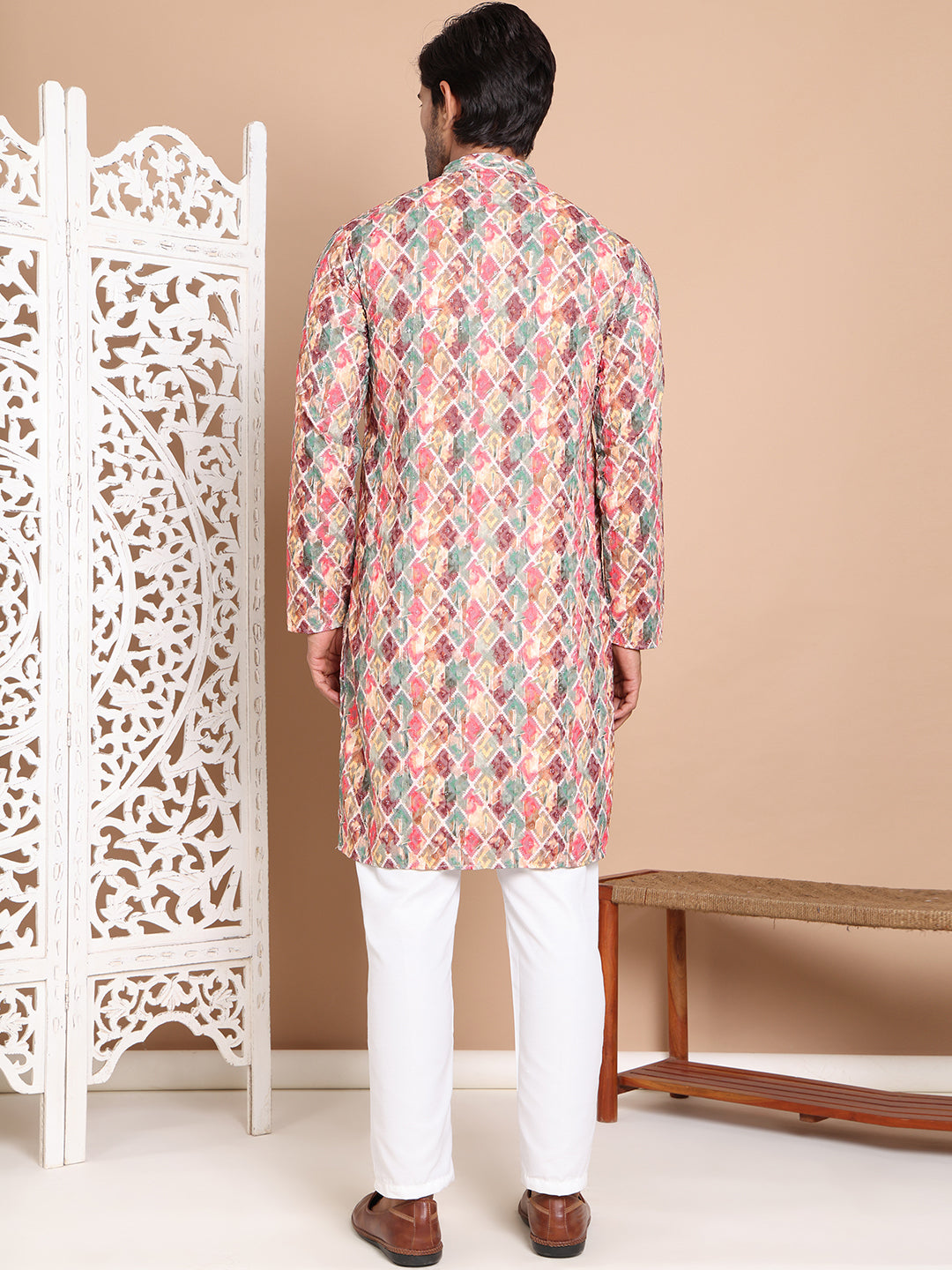 Printed and Embroidered Kurta Pyjama Set NOZ2TOZ - Made In INDIA.