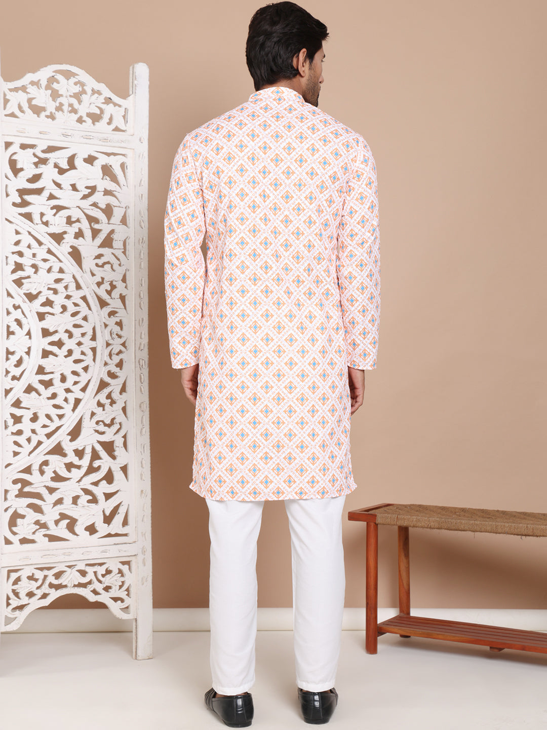 Printed and Embroidered Kurta Pyjama Set NOZ2TOZ - Made In INDIA.