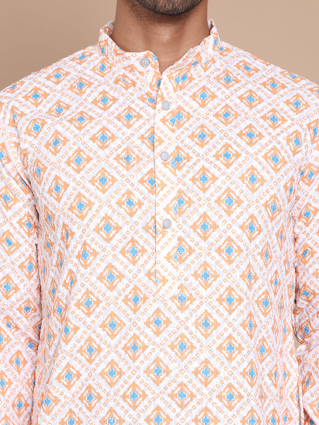 Printed and Embroidered Kurta Pyjama Set NOZ2TOZ - Made In INDIA.