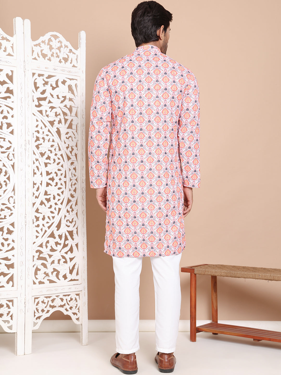 Printed and Embroidered Kurta Pyjama Set NOZ2TOZ - Made In INDIA.