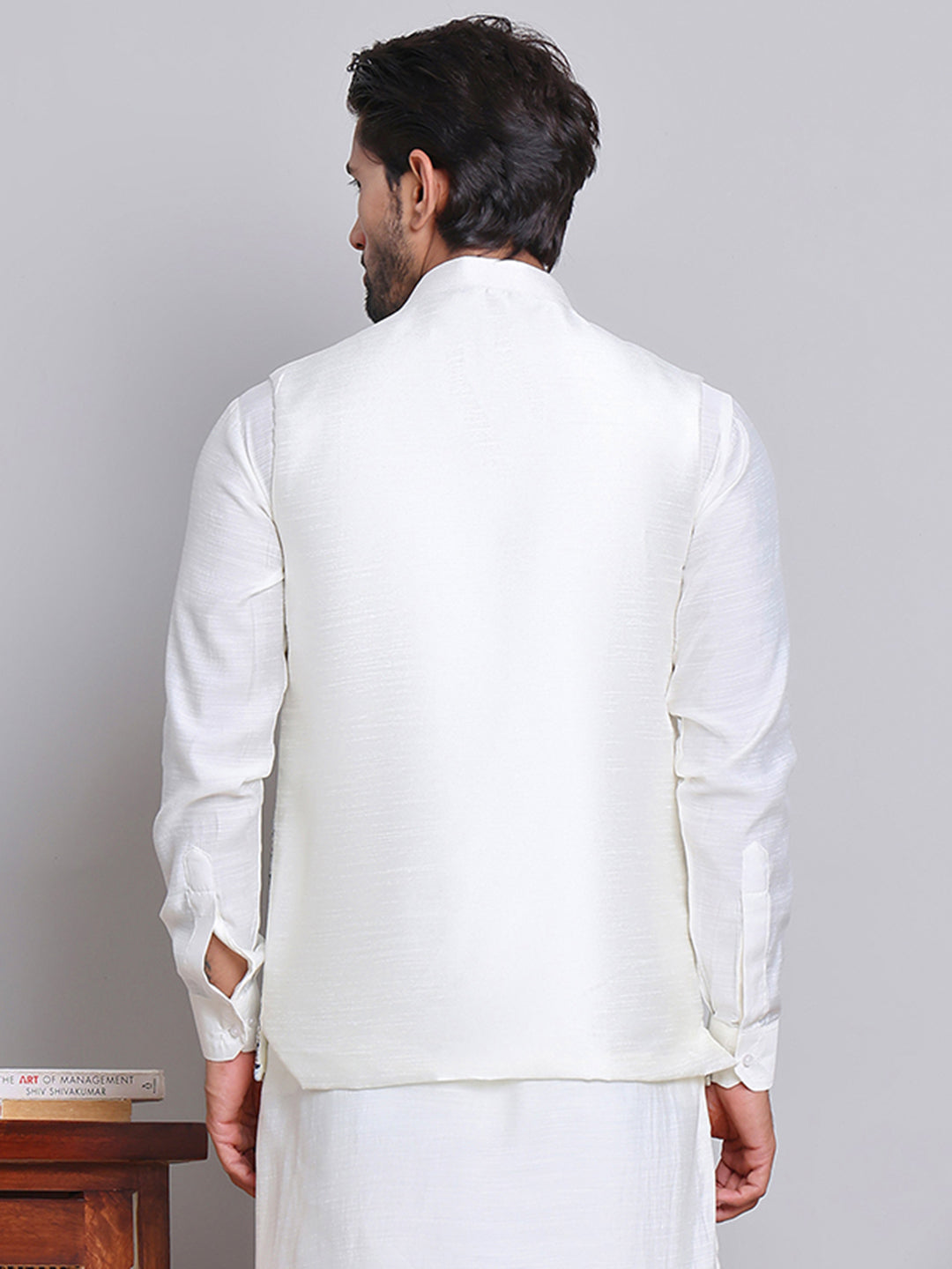 Embroidered Nehru Jacket For Men NOZ2TOZ - Made In INDIA.