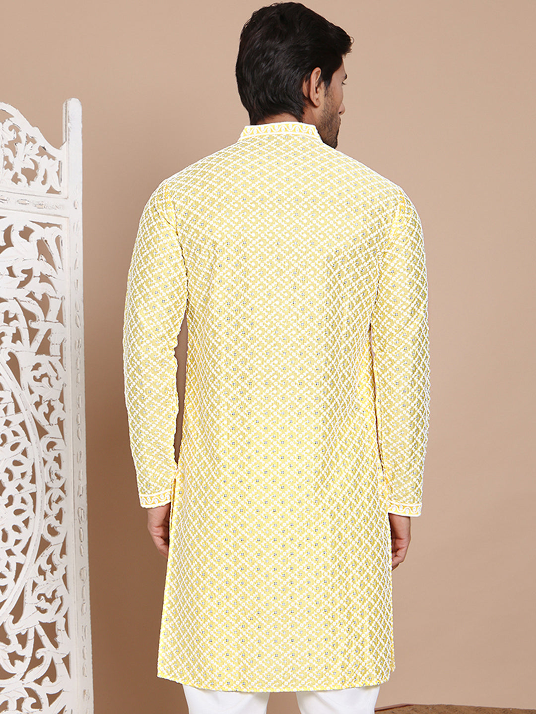 Sequin Chikankari Front Open Kurtas NOZ2TOZ - Made In INDIA.