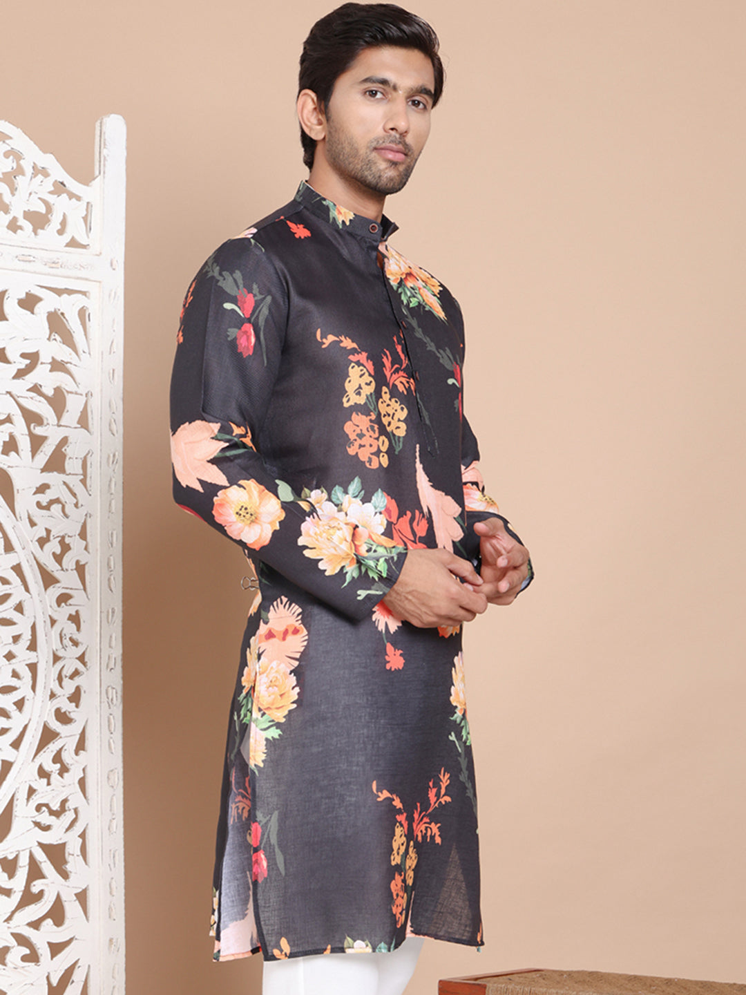 Men's Printed Pure Cotton Kurtas NOZ2TOZ - Made In INDIA.