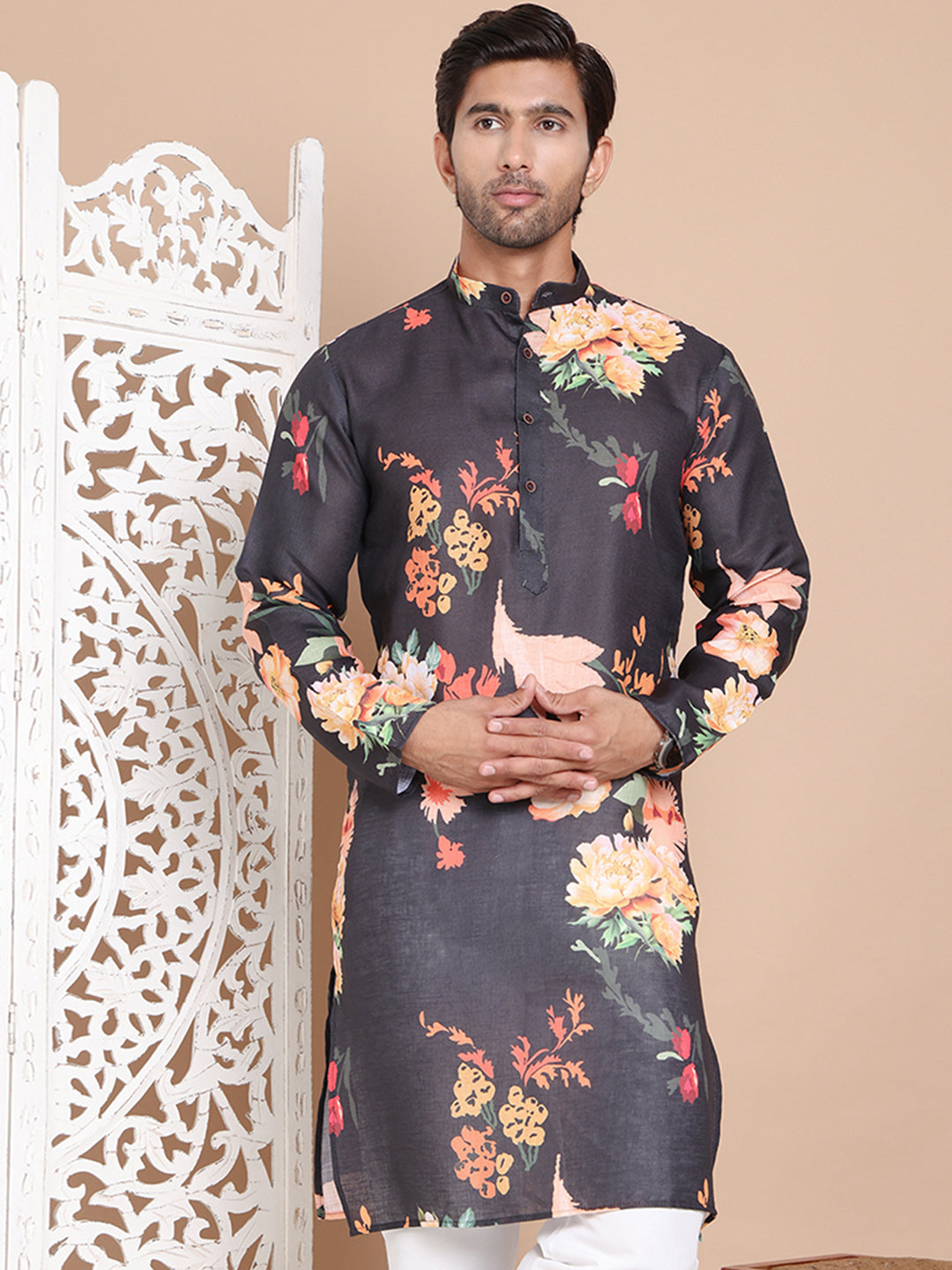 Men's Printed Pure Cotton Kurtas NOZ2TOZ - Made In INDIA.