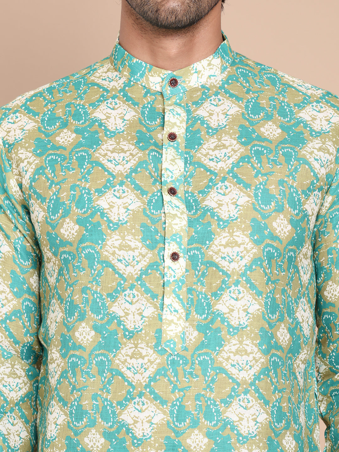 Men's Printed Pure Cotton Kurtas NOZ2TOZ - Made In INDIA.