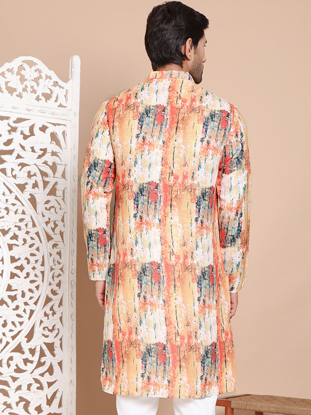 Men's Printed Pure Cotton Kurtas NOZ2TOZ - Made In INDIA.