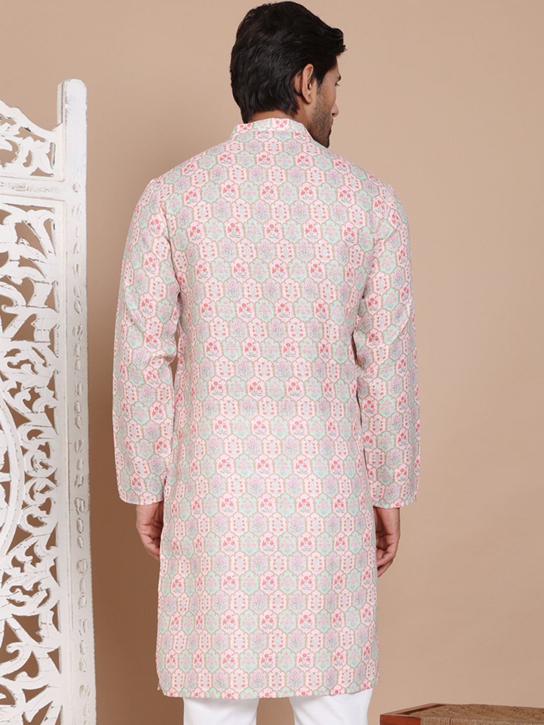 Men's Printed Pure Cotton Kurtas NOZ2TOZ - Made In INDIA.