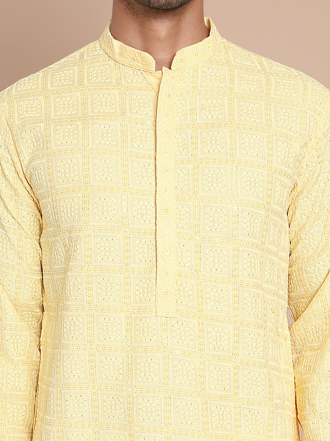 Sequin Embroidered Pure Cotton Kurtas NOZ2TOZ - Made In INDIA.