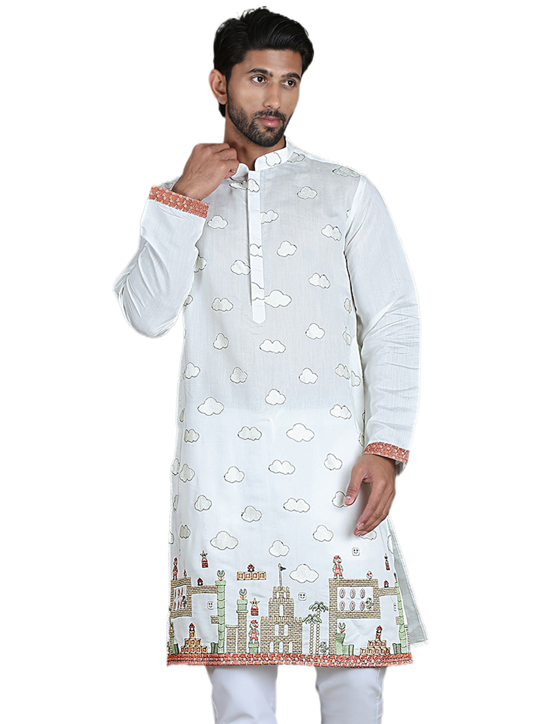 Embroidered and Sequins Kurtas NOZ2TOZ - Made In INDIA.