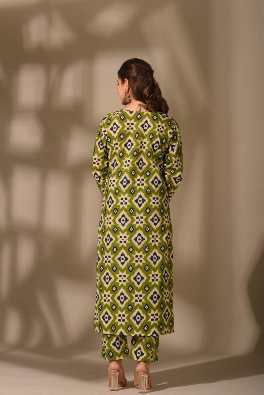 Printed Rayon Co-ords Set