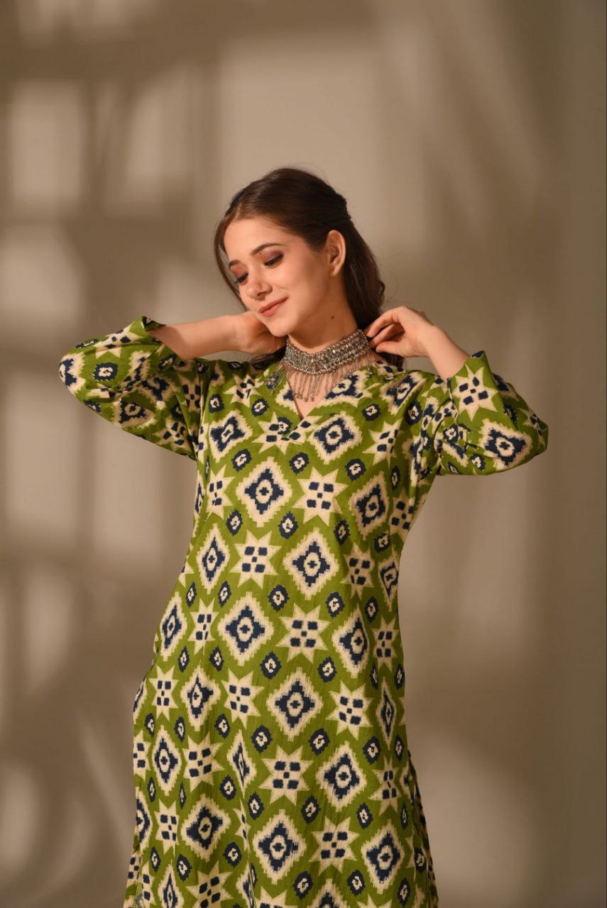 Printed Rayon Co-ords Set