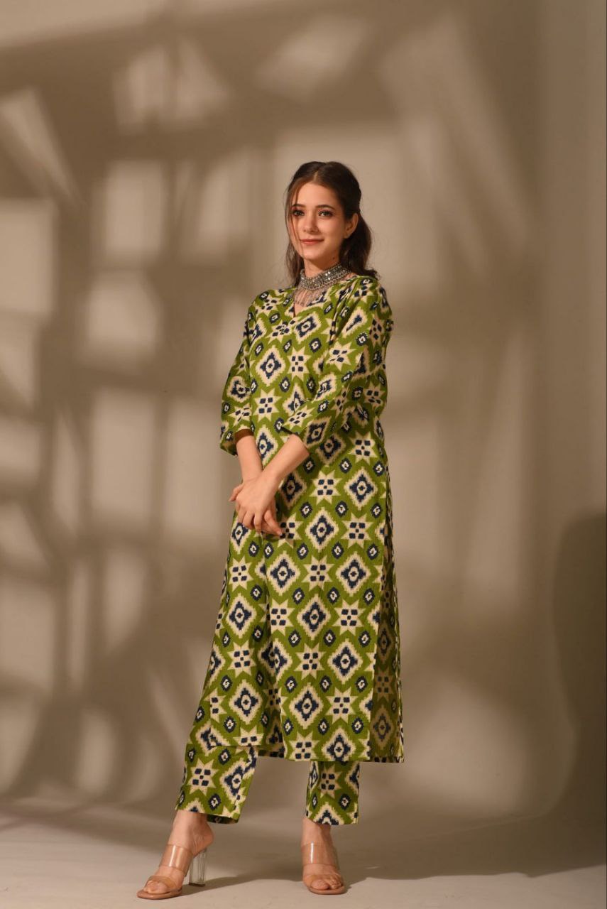 Printed Rayon Co-ords Set