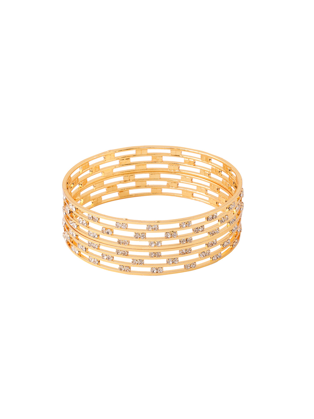 Women Set Of 2 Gold-Plated Traditional Bangles