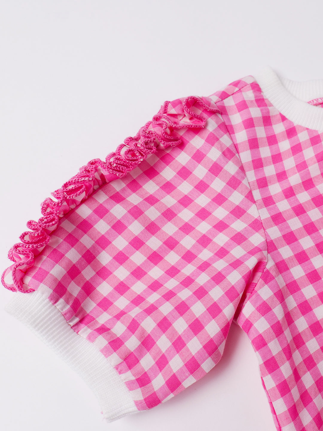 2-Piece Pink Cotton Co-Ord Set