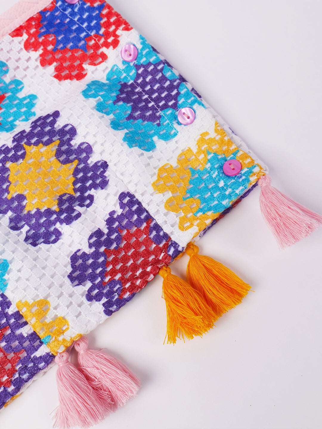 2-Piece Multi-Colour Crosia Co-Ord Set