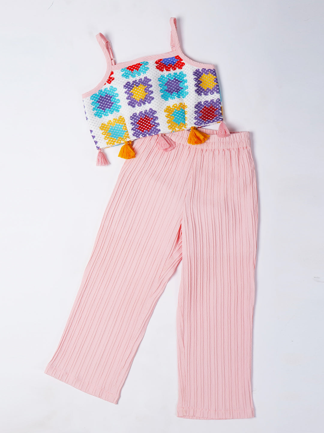 2-Piece Multi-Colour Crosia Co-Ord Set