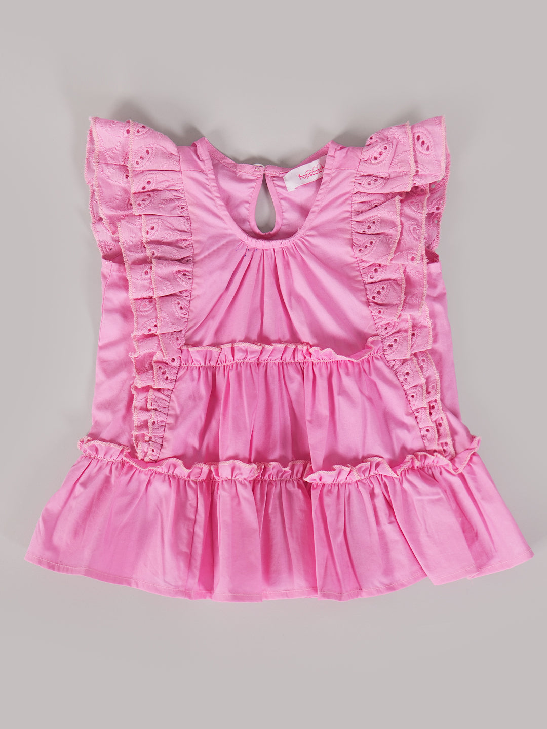 2-Piece Purple Cotton Top & Short Set