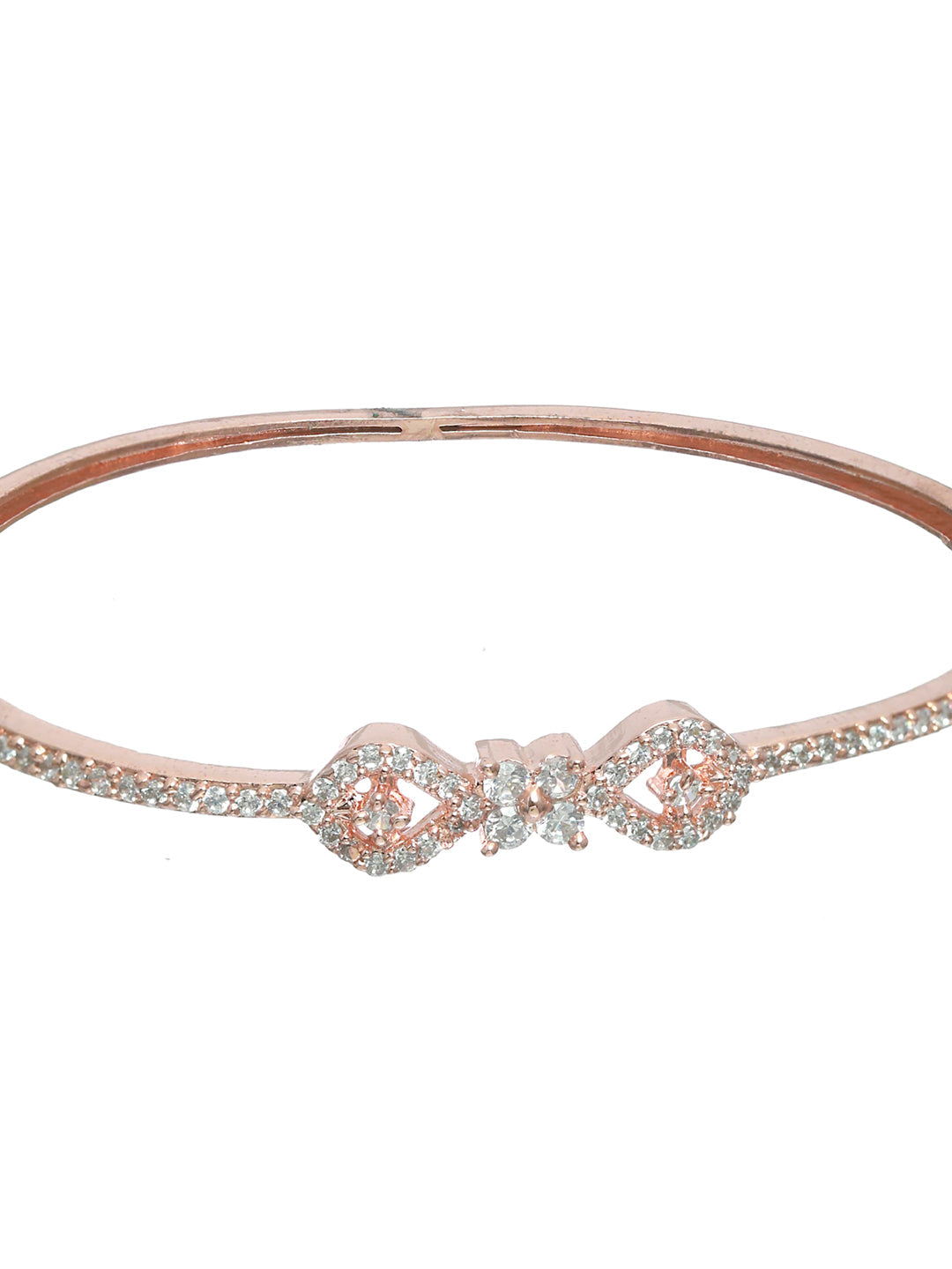 Stylish American Diamond Rose Gold Bracelet - NOZ2TOZ