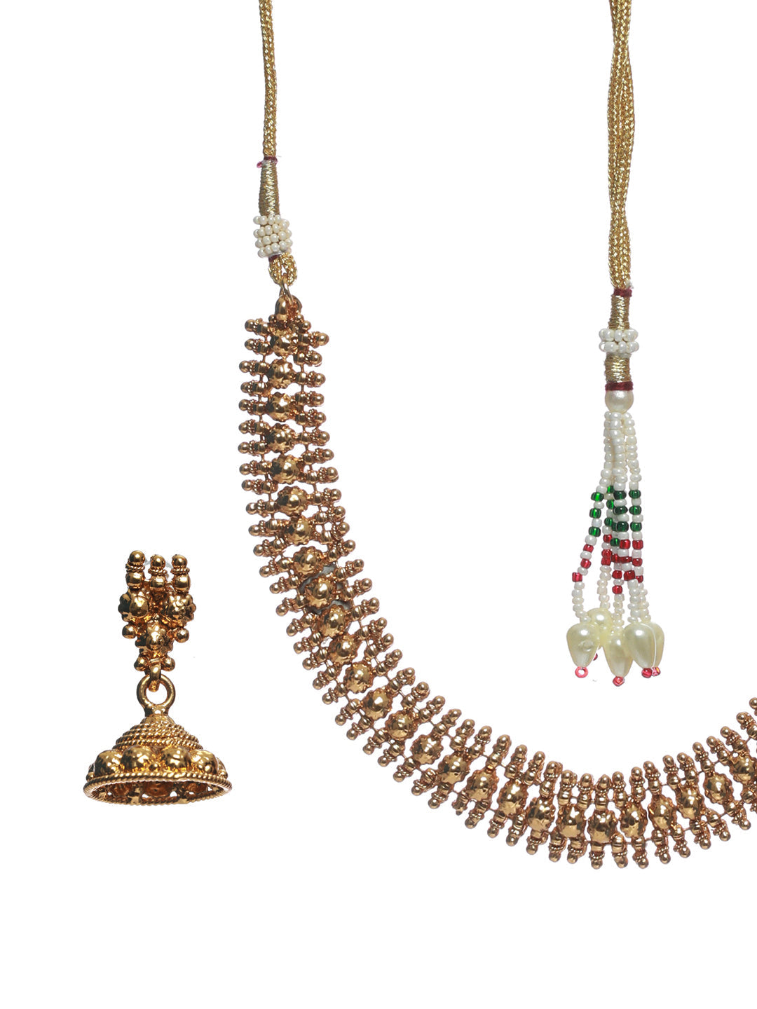 Traditional Gold Plated Jewellery Set - NOZ2TOZ
