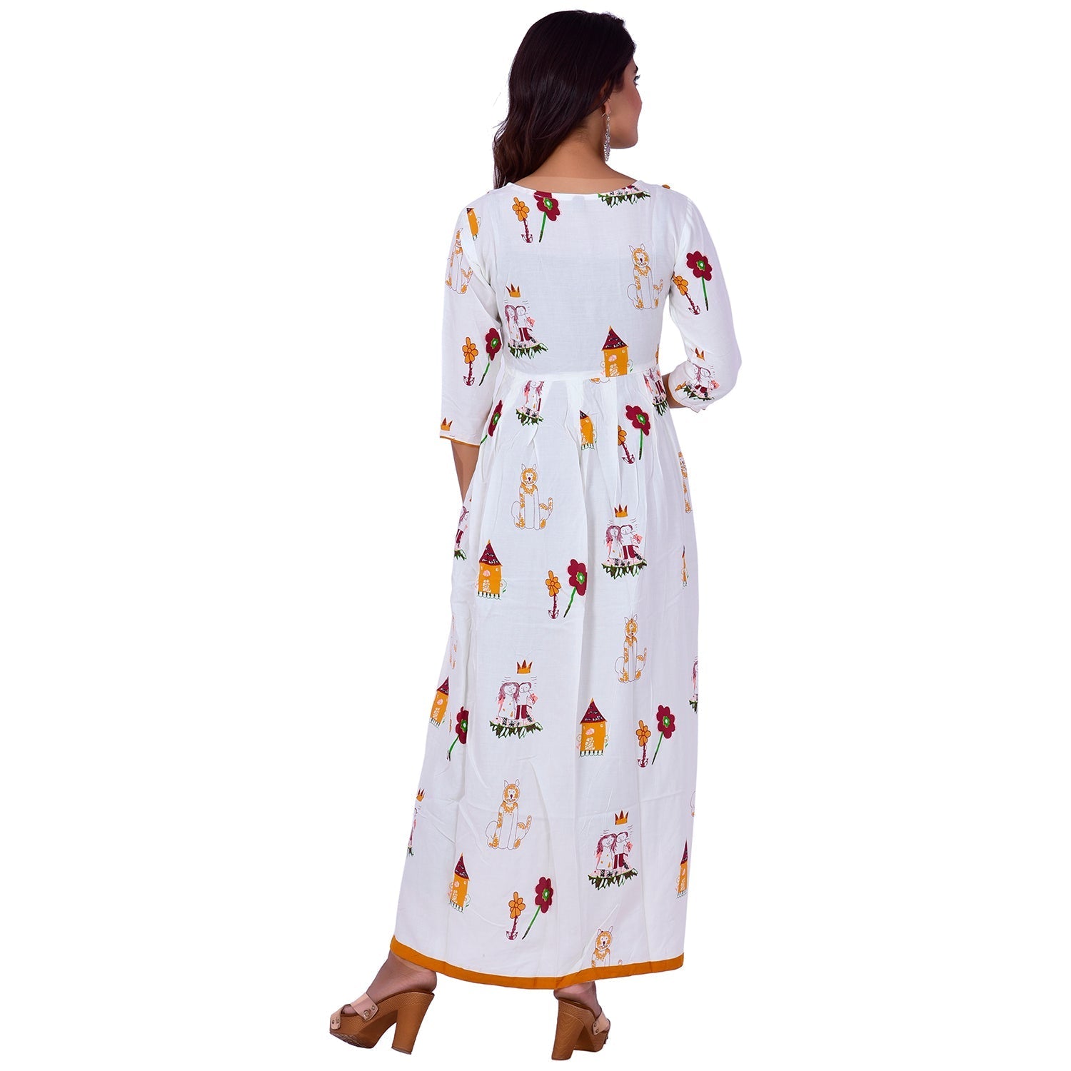 Women Anarkali Style Gown Kurti
