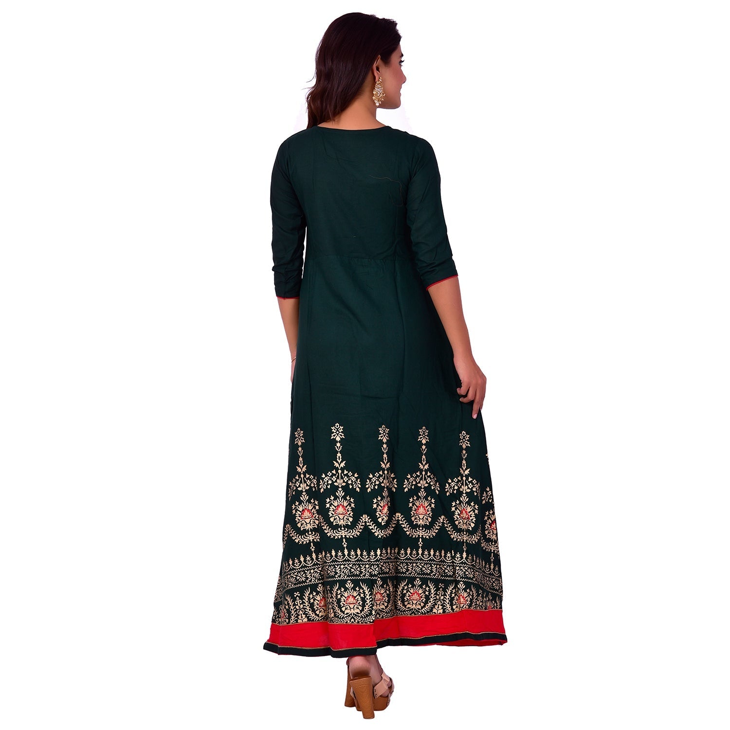 Women Ethnic Anarkali Front Slit Kurti